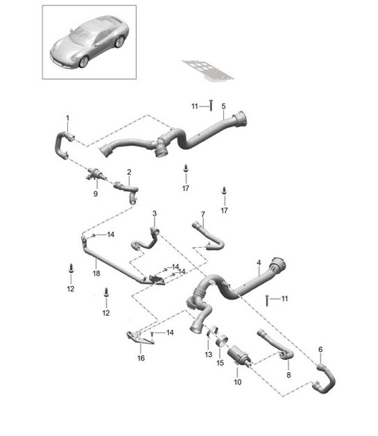 Diagram 305-020 Porsche Cayenne S 4.5L V8 2003>> Transmission