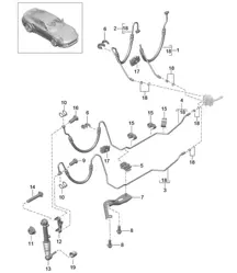 Líneas / Parte trasera / Amortiguador / PDCC - PR:031,352 - 991 Turbo 2017>>
