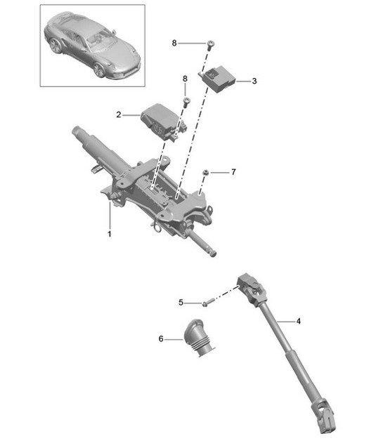 Diagram 403-006 Porsche Carrera GT (2003-2006) 