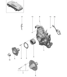 Hinterachse / Radträger / Radnabe 991 Turbo 2017>>