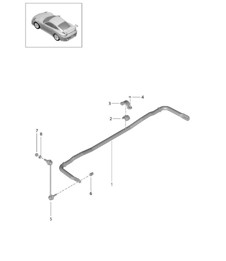 Anti-roll bar - PR:D97 - 991 GT2 RS 2014-20 Anti-roll bar - PR:D97 - 991 GT2 RS 2014-20