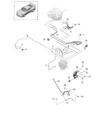 Condotti freno / Avantreno - PR:D97 - 991 GT2 RS 2014-20