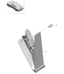 Pedals throttle control 991 Turbo 2017>>
