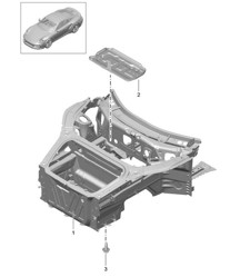 Frontpartie (komplett) 991 Turbo / GT2 RS 2010-14