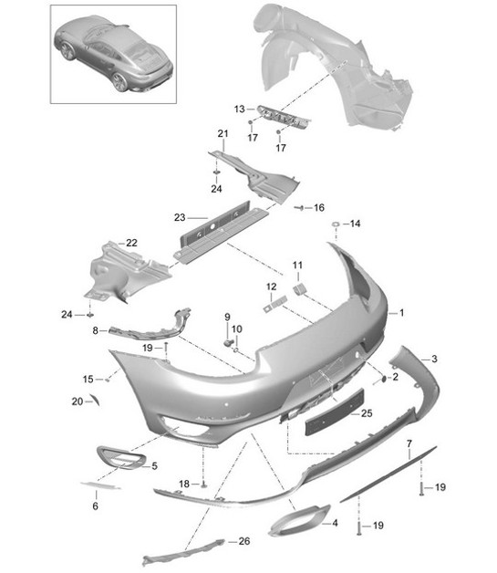 Diagram 802-010 Porsche Cayenne 9YB 2023>> 