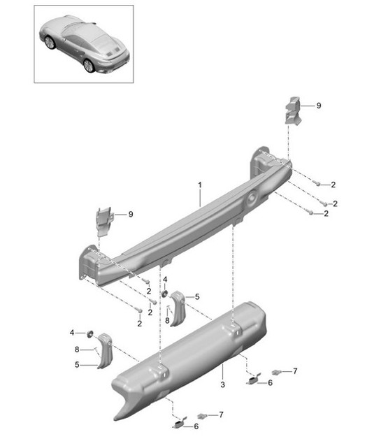 Diagram 802-032 Porsche 卡宴 S/GTS 4.8L 2007>>  车身