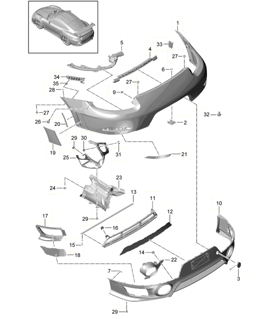 Diagram 802-017 Porsche Taycan (9J1) MK2 2024>> 