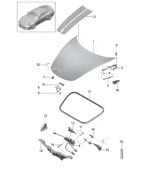 Front Bonnet 991  Turbo 2014-20