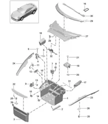 Vano bagagli / Assetto 991 Turbo 2017>>