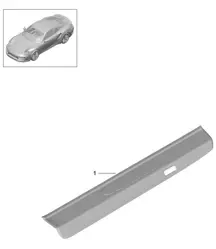 Baguette de seuil / Inscription seuil 991 Turbo 2017>>