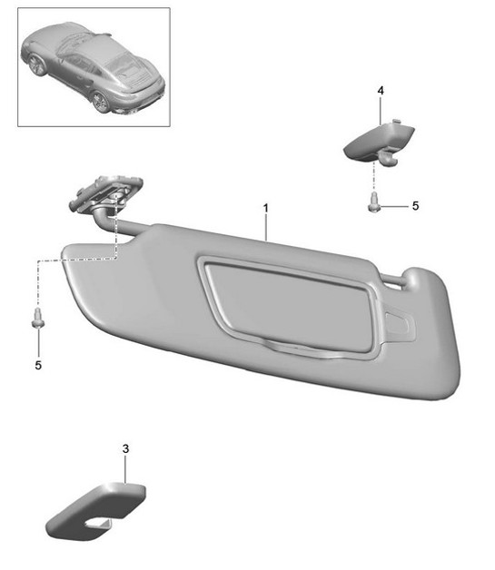 Diagram 807-065 Porsche 996 C4 3.4L 1997-08/01 Carrozzeria