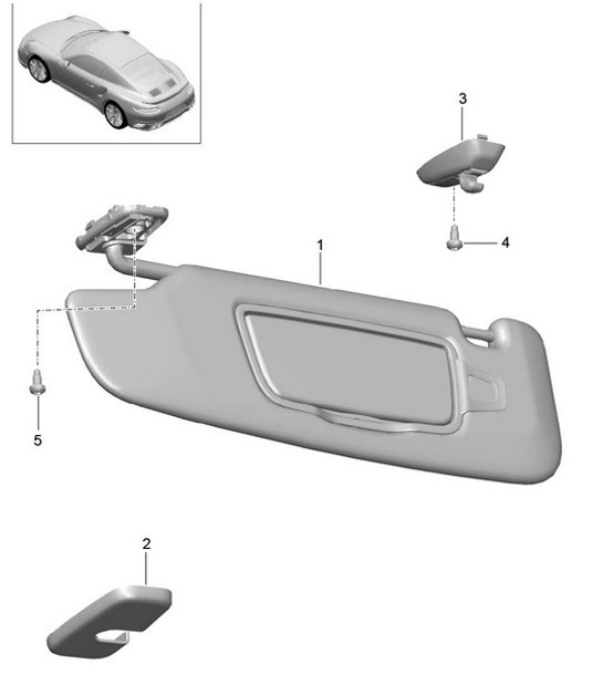 Diagram 807-067 Porsche Panamera GTS V8 4.8L Carrozzeria