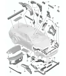 Carrocería / Insonorización - COUPE - 991 Turbo >>2016