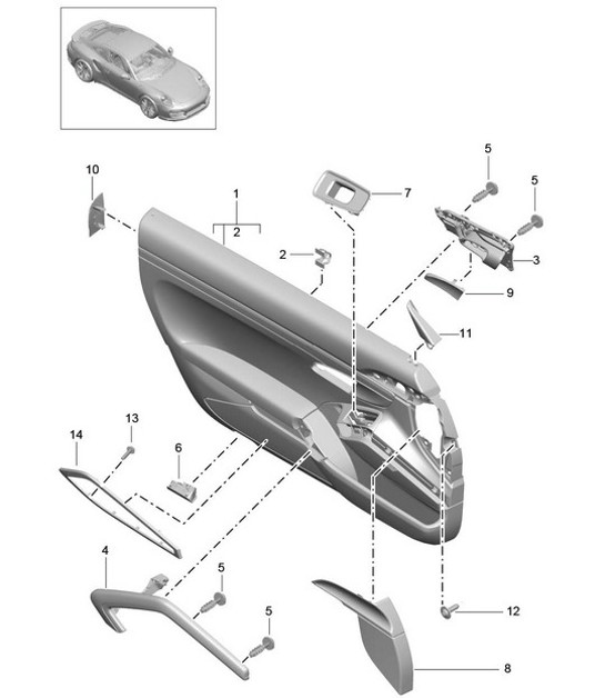 Diagram 808-038 Porsche 卡宴 9YB 2023>> 