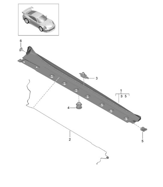 Diagram 810-010 Porsche Panamera GTS V8 4.8L  车身