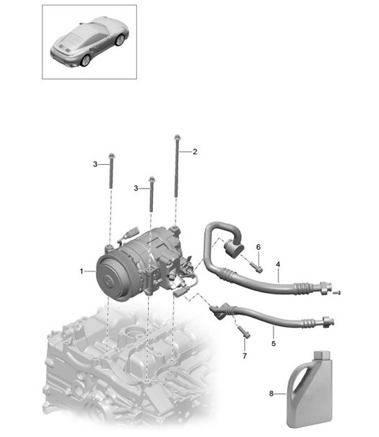 Diagram 813-015 Porsche Macan Turbo 3.6L V6 400Bhp Carrozzeria
