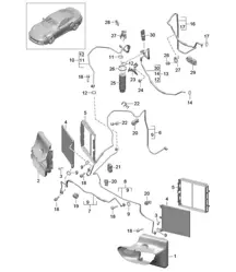 Refrigerant circuit - Front - 991 Turbo >> 2016