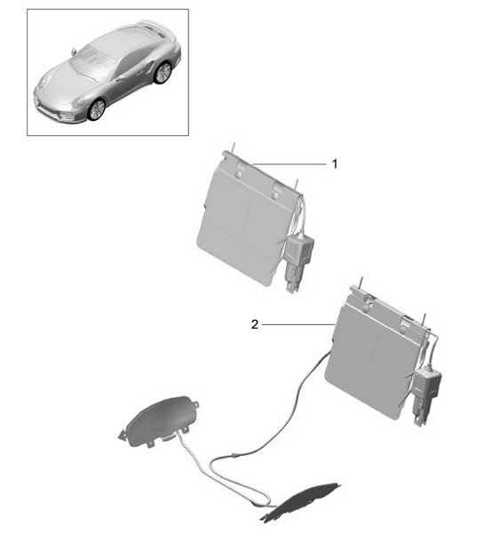 Diagram 817-029 Porsche Cayman 987C/981C (2005-2016) Body