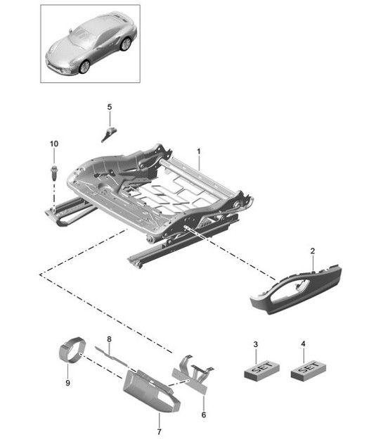Diagram 817-031 Porsche Cayenne 3.6L 2007>> Body