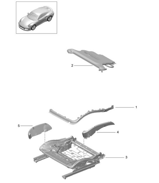 Diagram 817-032 Porsche Cayenne 9PA (955) 2003-2006 Body