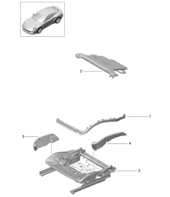 Diagram 817-033 Porsche 911 & 912 (1965-1989) Body