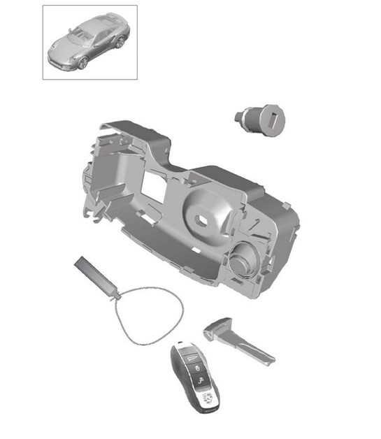 Diagram 898-000 Porsche Cayenne 9PA (955) 2003-2006 Body