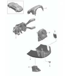 Steering column switch 991 Turbo / GT2 RS 2014-20