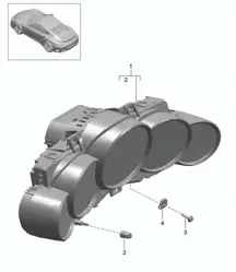 Instruments / Dial - Coloured - 991 Turbo >>2016
