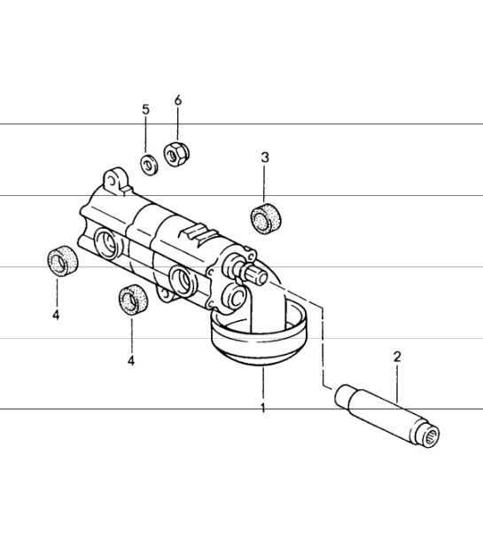 Diagram 104-00 Porsche 911 Turbo 3.0L 1975-1977 Motor