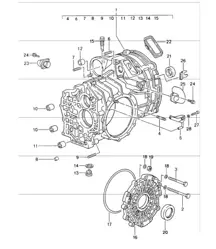 replacement transmission ready for installation and transmission case 993 TURBO G64.51 1994-98