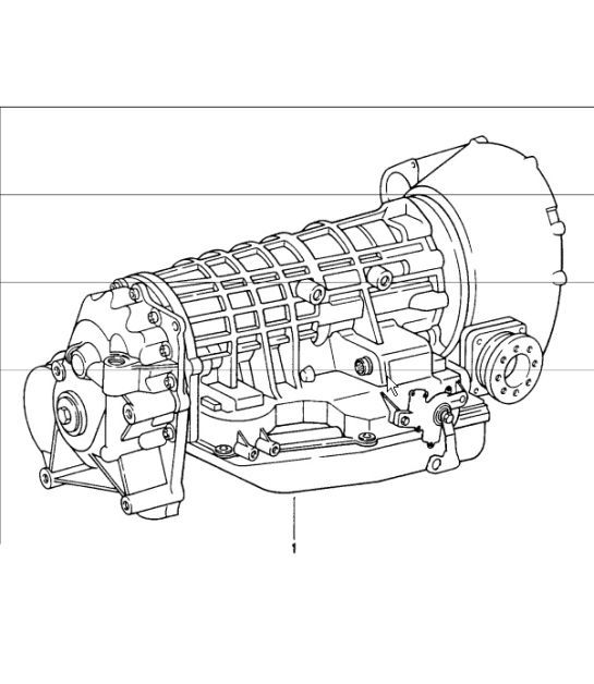 Diagram 320-00 Porsche Boxster 986/987/981 (1997-2016) Transmission