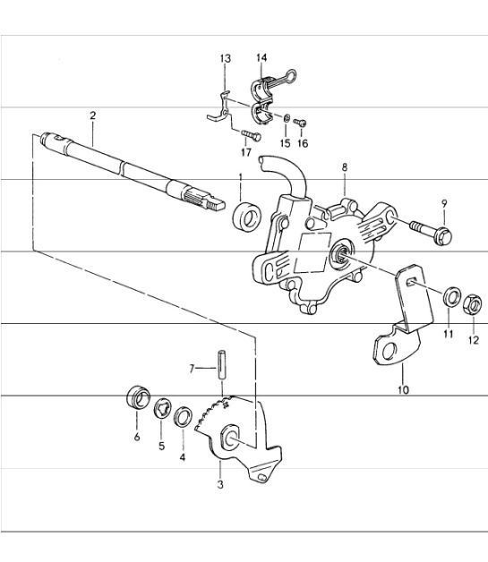 Diagram 320-05 Porsche 996 C2 3.4L 1997-08/01 Trasmissione