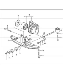 tiptronic transmission suspension 993 CARRERA A50.04/05 1994-98