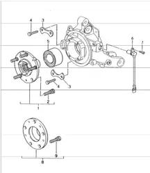 wheel hub 993 1994-98