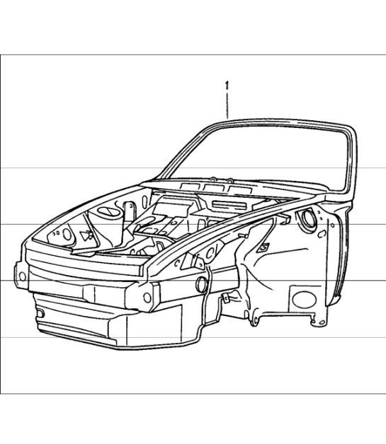 Diagram 801-05 Porsche Boxster 986/987/981 (1997-2016) Body