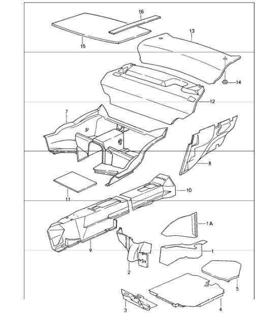 Diagram 807-15 Porsche Macan (95B) MK1 (2014-2018) Body