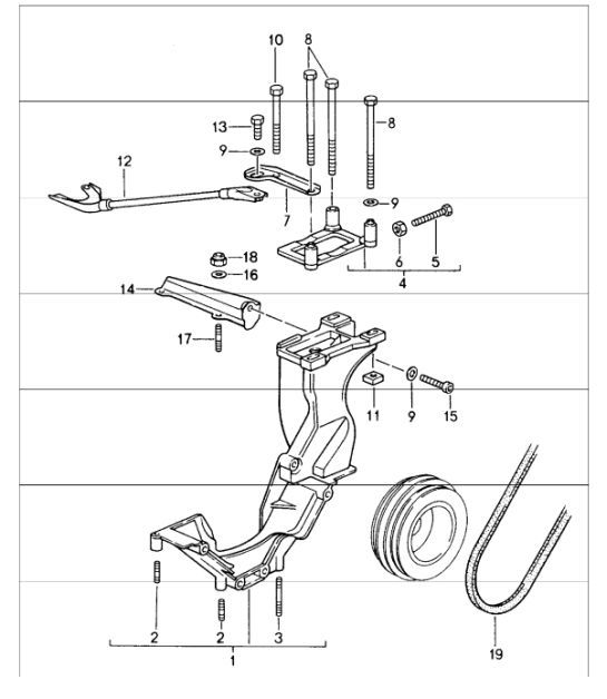 Diagram 813-20 Porsche 928 4.5L 1978-82 