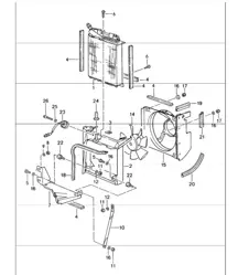 ventola condensatore anteriore 993 1994-98