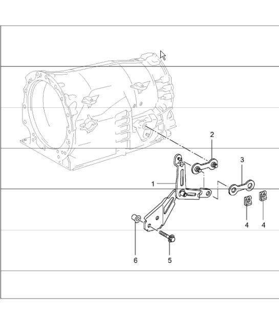 Diagram 320-06 Porsche 996 GT3 MKII 2003>> Übertragung