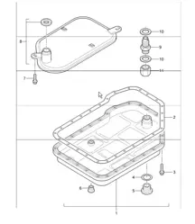tiptronic oil filter,  oil pan 996 CARRERA 2/4 (M338/M339)  A96.00/30  UPTO 2001