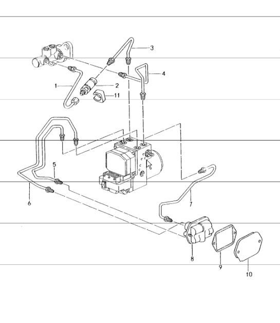 Diagram 604-05 Porsche Boxster 986/987/981 (1997-2016) Wheels, Brakes