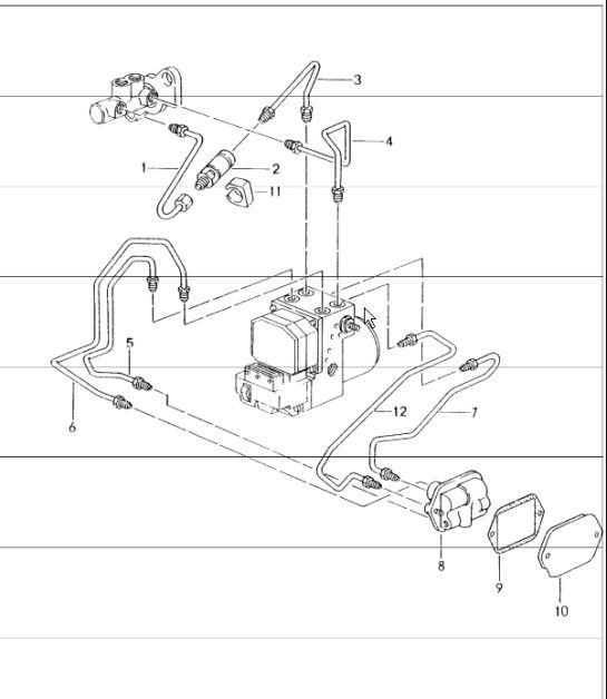 Diagram 604-08 Porsche Boxster 986/987/981 (1997-2016) Wheels, Brakes