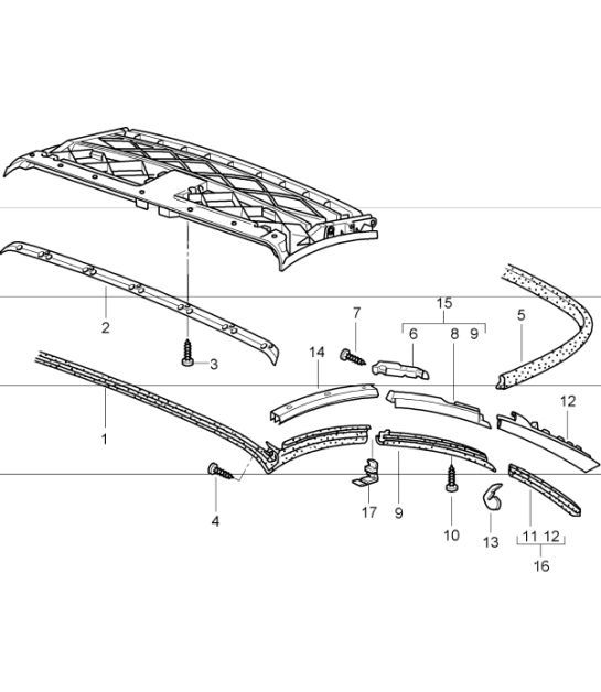 Diagram 811-09 Porsche Cayenne S/GTS 4.8L 2007>> Body