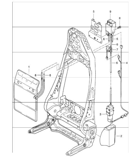 lumbar support 996 CARRERA 1998-05