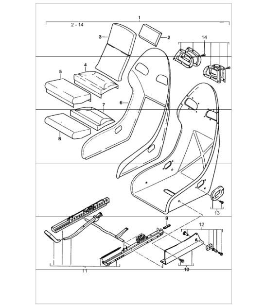 Diagram 817-95 Porsche 997 Carrera 2S 3.8L 2005>> Carrozzeria