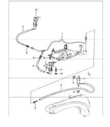 headlight washer system 996 M288 UPTO 2001