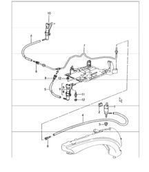 headlight washer system 996 M288 UPTO 2001