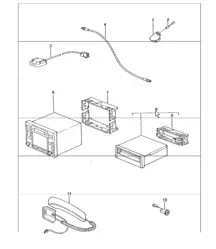 navigation system receiver M662 / M663 for 996 UPTO 2002