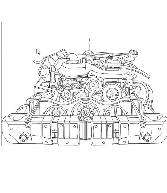 Diagram 101-00 Porsche Boxster 986/987/981 (1997-2016) Engine