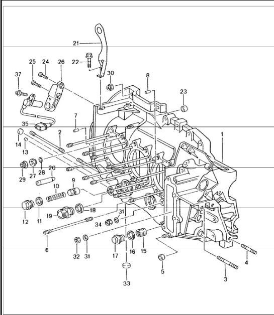 Diagram 101-05 Porsche Carrera GT (2003-2006) 